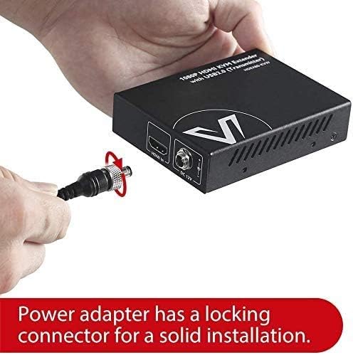 AV Access HDMI KVM USB Extender Over Cat5e/6/6a/7 260ft/80M, 2 USB2.0 Ports, Zero-Latency, Plug and Play, No Driver - Image 4
