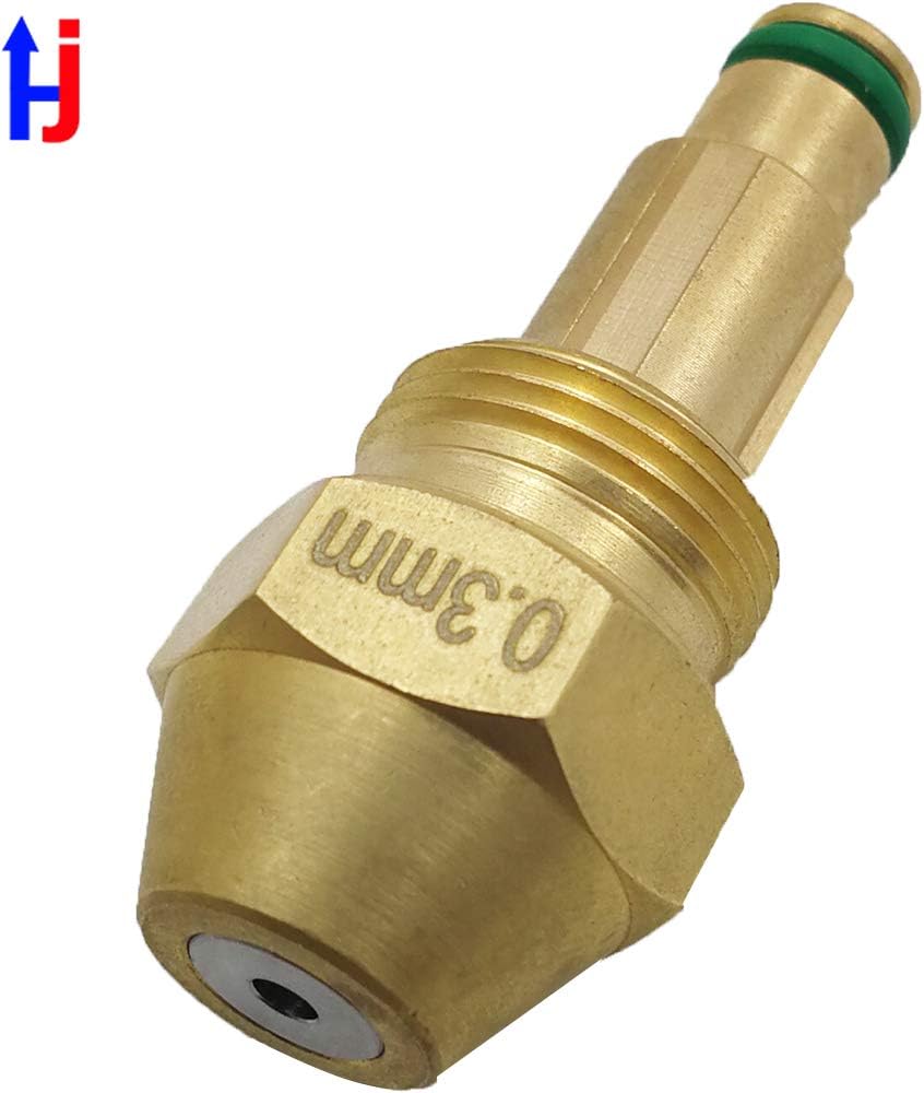 ZAMTAC Waste Oil Nozzle, Brass Siphon Nozzle,Brass Oil Burner Nozzle,Fuel Nozzle - (Color: 2mm)
