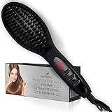 Magnifeko Hair Straightening Brush electric hot Straightener comb for straight and styling