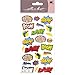 EK Success Brands Decorative Sticko Stickers, Punch Captions