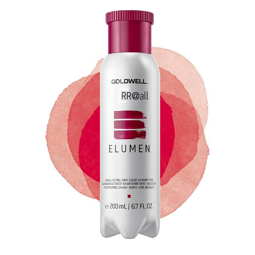 Goldwell RR@ALL ELUMEN Long Lasting Hair Colour, Oxidant Free, Pure Red, 200 ml