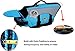 VIVAGLORY Front Float Dog Life Vest, Dog Life Jacket for Swimming & Boating, Swimming Vest with Chin Float & Handle, Ripstop & Buoyancy for Puppy Doggy, XS, Blue