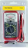 Tekpower TP188 Pocket-size Analog Multimeter with Built -in Test Leads With Protective Holster