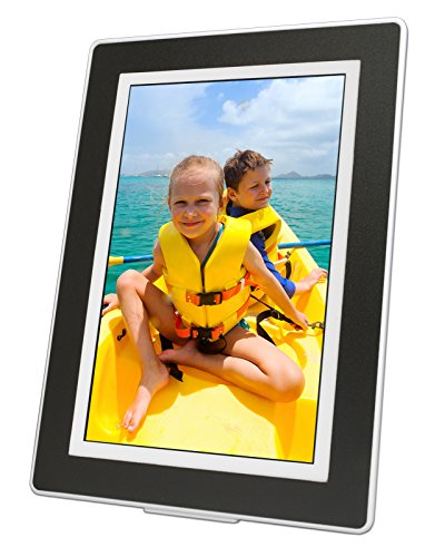 PhotoSpring 10-inch WiFi Cloud Digital Picture Frame - Battery, Touch-Screen, Plays Video and Photo Slideshows, HD IPS Display, iPhone & Android app (16GB, Black1)