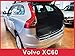Avisa Stainless Steel Rear Bumper Protector Compatible with Volvo XC60 2013-2016 'Ribs' Silver