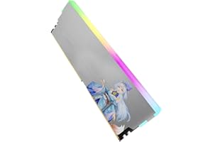 ARGB RAMs Heatsink for DDR5 DDR4 DDR3 DDR2 Desktop Memory with Efficient Metal Cooling Design ARGB Memory Cooling Heatsink