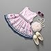 FEITONG Girls' Pink Sleeveless Party Princess Pageant Dresses (Age:2-3Y)