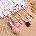 Christmas Wand Makeup Brush Set - 6pcs Wand Makeup Brushes with Christmas Cartoon Handle for Blush, Foundation, Eyebrow, Eyeshadow, and Lips, Prefect Christmas Gift for Sister