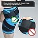 Knee Brace,Compression Knee Sleeve,Non-slip Adjustable Knee Protector with Pressure Strap for Running,Sports,Joint Patella Pain Relief,Arthritis and Injury Recovery-Single