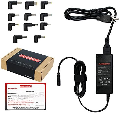 Xavengar 90W Universal Laptop Charger Ac Adapter, HP Sleekbook 14-B 15-B Envy 4, Toshiba C55, Asus X551, Acer C720 R7, Thinkpad X1 Carbon, Dell Samsung Sony Power cord Replacement for compatible model