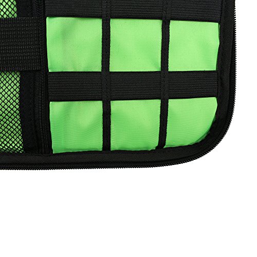 Black Travel Electronics Cable Organizer Bag Case for Cords,Cable,Charger,Power Bank,Battery Pack,Hard Drives,Usb Gear,Earphone,Flash Drive,Electronics Accessories - Thumbnail 5