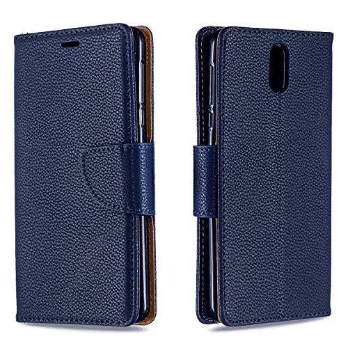 image for WiseLSwim iPhone X Flip Case, Cover for iPhone X Leather Kickstand mob