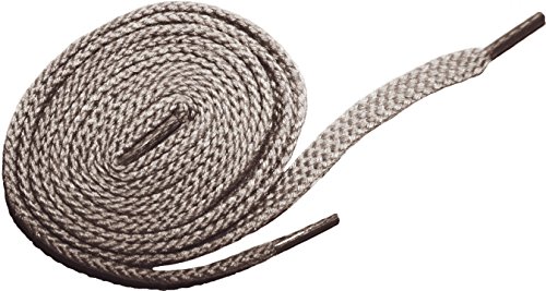 Shoeslulu 20" Premium Oxfords Chukka Desert Boot Flat Canvas Shoelaces (19.5 in. (50 cm), Taupe Grey) - Thumbnail 5