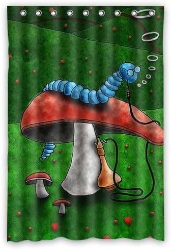 abigai Superior Alice in Wonderland Custom Printed Waterproof fabric Polyester Bath Curtain Bathroom Decor Shower Curtain 48"(w) x 72"(h)