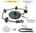 Tree Climbing Rope and Kids Swing: Climbing Rope for Kids with Foot Hold Platforms, Disc Tree Swing Seat, and Hanging Kit with Tree Strap - Outdoor Swings and Swing Set Accessories - Rope Swing, Green