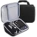 Case Compatible for Omron 10 Series Upper Arm Blood Pressure Monitor, Storage Bag Fits Charger & Cuff (Black)