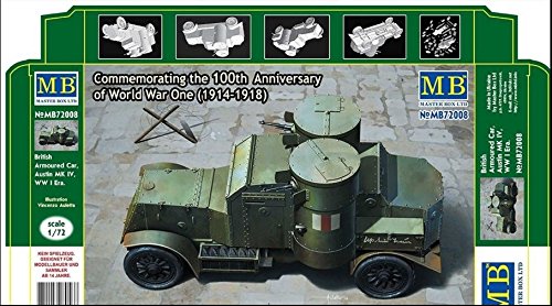 BRITISH ARMOURED CAR, AUSTIN, MK IV, WW I ERA7 1/72 MASTER BOX 72008