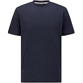 BOSS Men's Tiburt Short Sleeve Crewneck T-Shirt, Navy, Large