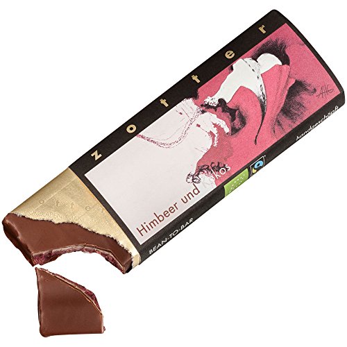 Zotter - Bio Fairtrade Himbeer-Kokos Schokolade - 70g – Bild 3