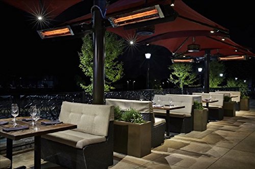 Infratech WD6024SS Dual Element 6,000 Watt Electric Patio Heater, Choose Finish: Stainless Steel - Thumbnail 3