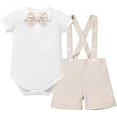 IBTOM CASTLE Baby Boys Formal Outfits Wedding Gentleman Suit 1st Birthday Cake Smash Bowtie Baptism Clothes
