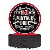 Creative Converting Vintage Dude 50th Birthday Centerpiece with Honeycomb Base (3-Pack)