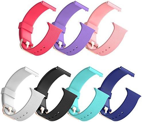 For Fitbit Blaze Bands for Women Men,Austrake Silicone Replacement Slim Straps for Fitbit Blaze Smart Fitness Watch Accessory Only 7 Packs Band