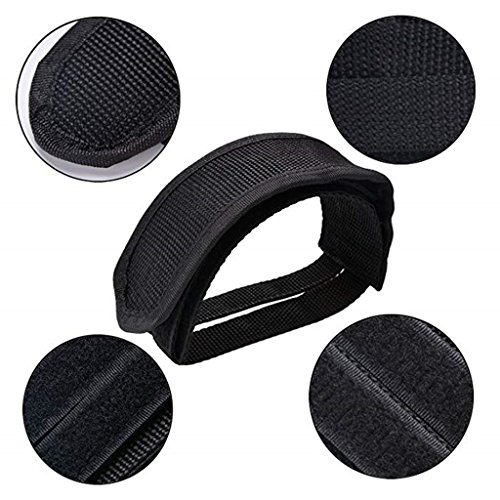 Kasmena 1 Pair Adjustable Bike Pedal Straps Bicycle Feet Strap Pedal Straps for Fixed Gear Bike