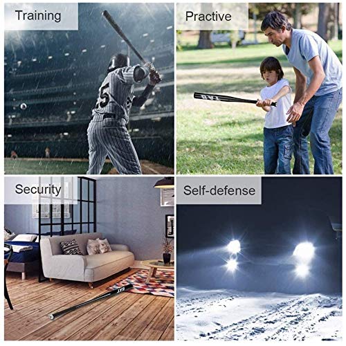 Yapeach 25 Inch Baseball Bat Self Defense Lightweight Aluminum Alloy Thickened Baseball Bats for