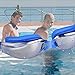 RIHACHAN Swim Goggles, Swimming Goggles Leak Free UV Protection Anti Fog, Swimming Glasses with Adjustable Shoulder Strap for Unisex Adult –Teenagers, with Swimming Caps, Nose Clips, Ear Plugs-2 pack