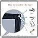 180 Inch Portable Projector Screen, YF2009SZ 16:9 HD Foldable Anti Crease Indoor Outdoor Movie Projection Screen with Hooks and Ropes