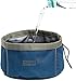 Friends Forever Collapsible Dog Bowl - 2 Pack Travel Dog Bowl, Water and Food Bowls for Dogs - Portable Pet Hiking Accessories … Blue