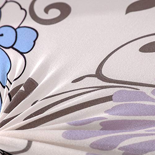 Umineux Printed Sofa Cover High Stretch Sofa Slipcovers Couch All Cover Furniture Protector for Couches and Loveseats with Two Pillow Covers (Rotating Flower, Loveseat)