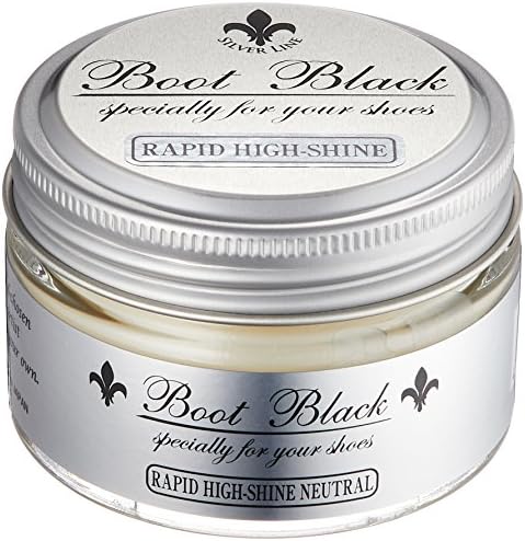 コロンブス 靴クリーム 簡単ハイシャイン 鏡面磨き ブートブラックシルバーライン ラピッドハイシャイン ニュートラル Free