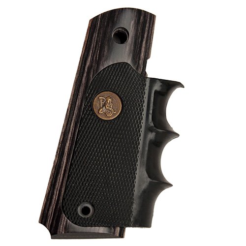 Pachmayr American Legend 1911 "Charcoal Silvertone" Laminate Grip - Thumbnail 4