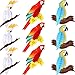 9 Pieces Luau Tropical Birds Parrot Honeycomb Party Paper Honeycombs Hawaiian Summer Party Hanging Decorations Beach Wedding Birthday Favor