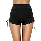 Yonique Women's Swim Shorts High Waisted Bathing Suit Bottoms Tummy Control Boy Shorts Board Shorts