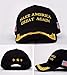TrendyLuz Make America Great Again Donald Trump MAGA Baseball Cap Hat (Black Flag Olive Branch)