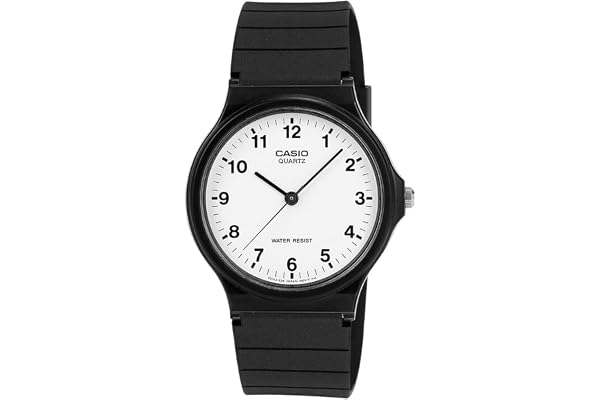 Casio Men's Quartz Resin Casual Watch, Color:Black (Model: MQ24-7B)