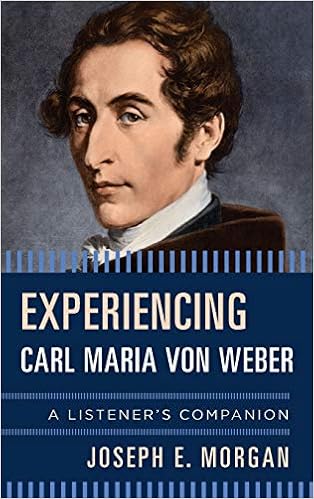 Experiencing Carl Maria Von Weber A Listener S Companion Morgan Joseph E 9781442255562 Amazon Com Books