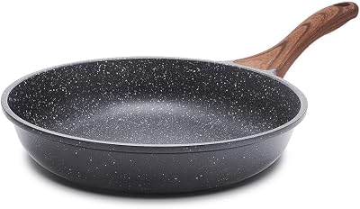SENSARTE Non Stick Frying Pan Omelette Pan 20cm Swiss Granite Coating