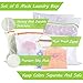 Set of 6 Laundry Mesh Bag for Delicates - (3 Large + 3 Small) for Hosiery, Stocking, Underwear, Bra and Lingerie