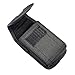 Vertical Heavy Duty Rugged Canvas Belt Clip Case Cover Pouch Holster for Apple iPhone 4 & iPhone 4S Fits with Hard Case, Silicone Case, Jel Case, etc