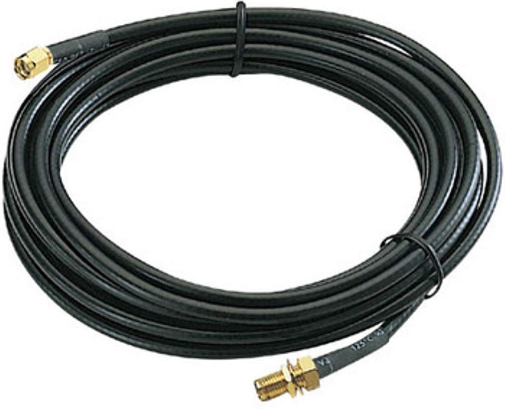 COP Security 15-WC05 Wireless Extension Cable, 5 Meters SMA Male to SMA Female (for SMA Antenna to Transmitter, Receiver or Camera), RG-58 Cable, SMA Male to SMA Female, for 15-2400AH
