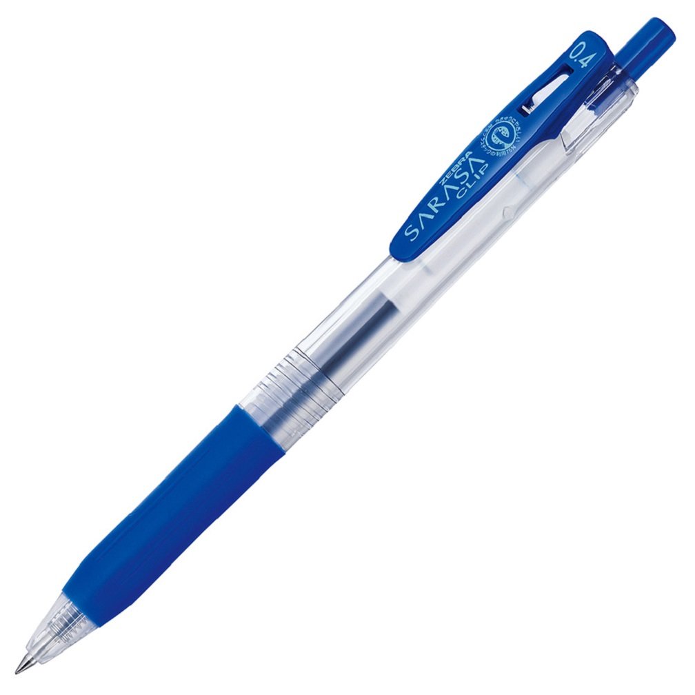 10pcs Zebra Sarasa JJS15 0.4mm Gel Ink Pen (Box Set) - Blue