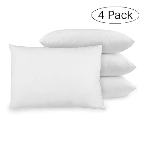 Amazon Com Biopedic 4 Pack Bed Pillows With Built In Ultra Fresh