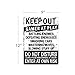 Funny Gamer Decor, 'Keep Out Gamers Only' 12