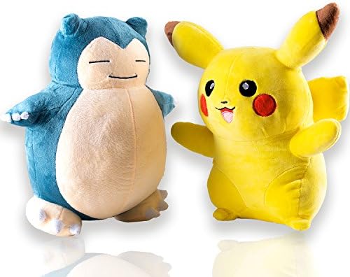Pokemon Pikachu and Snorlax Plush Doll