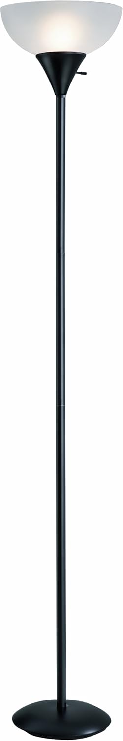 Normande Lighting 23W CFL Torchiere Floor Lamp, Black - - Amazon.com