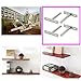 SpzcdZa 4pcs Floating Shelf Brackets 3 Inch Length Blind Shelf Supports Metal Hidden Concealed Invisible Shelf Support for Wall Shelving Bracket